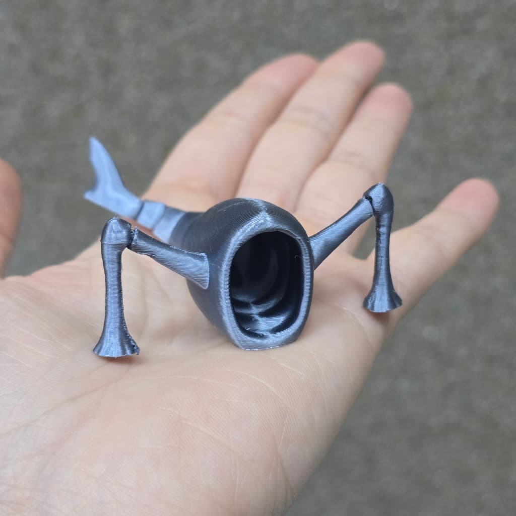 Sea Eater - Versão Miniatura ou Chaveiro Articulado Personalizável - Sea Eater Monstro Marinho