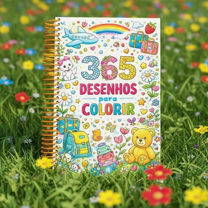 365 Desenhos para Colorir Branco / Edição Premium / Espiral
