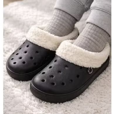 Pantufa Pelinho Yvate Unissex Adulto e Infantil Babuche Inverno Quente com Pelo Removível