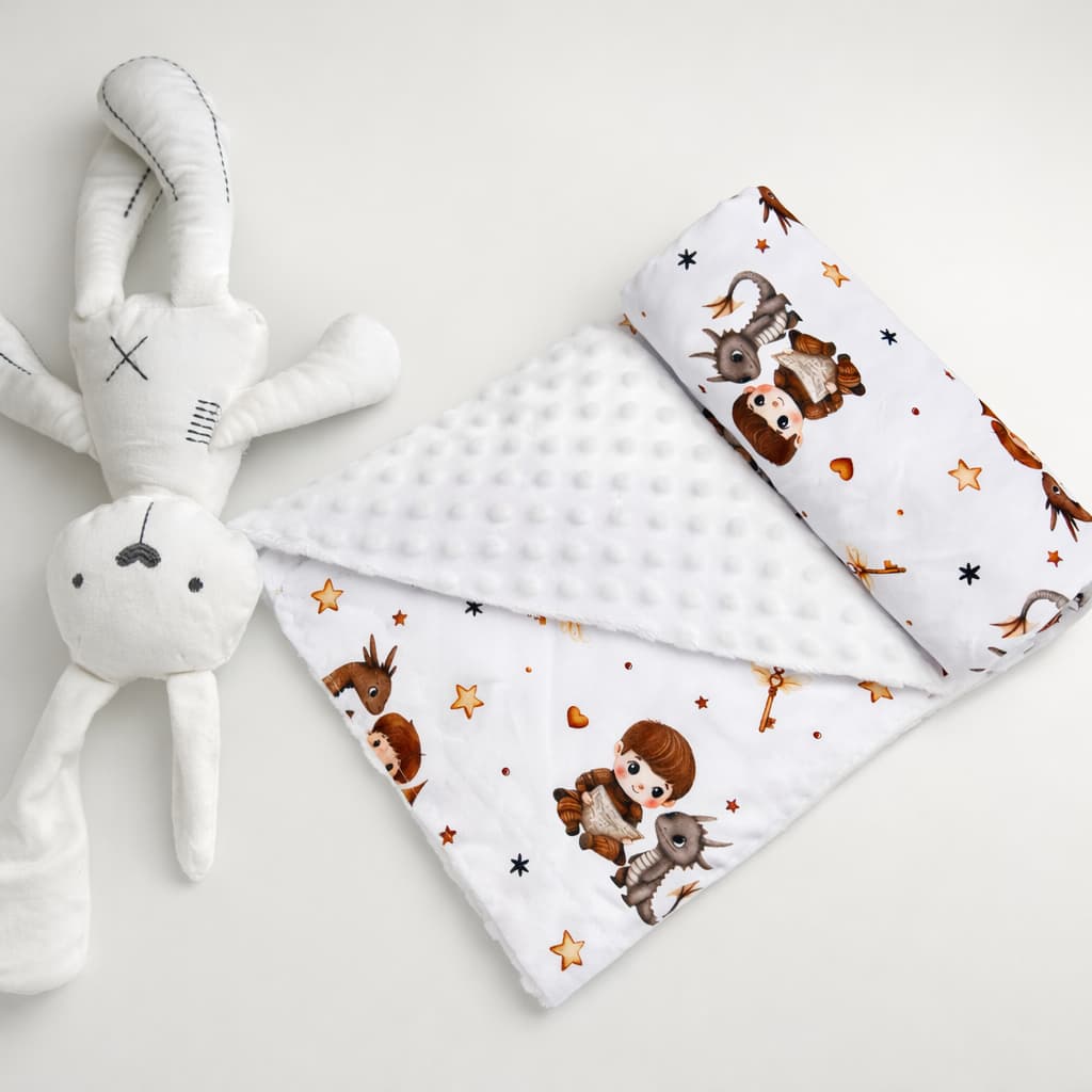 Manta Bebe Pipoquinha Luxo Maternidade 100% Algodão Antialergico