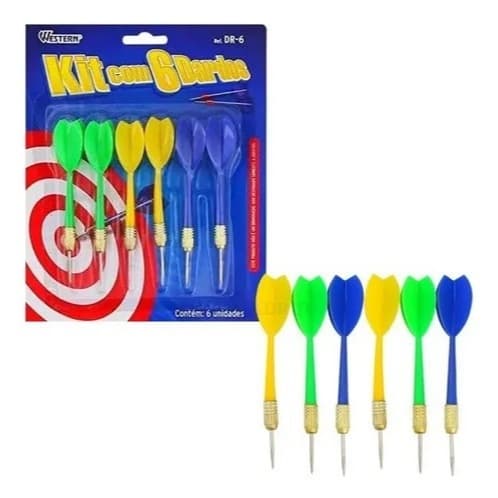 Dardos Western 6 Peças