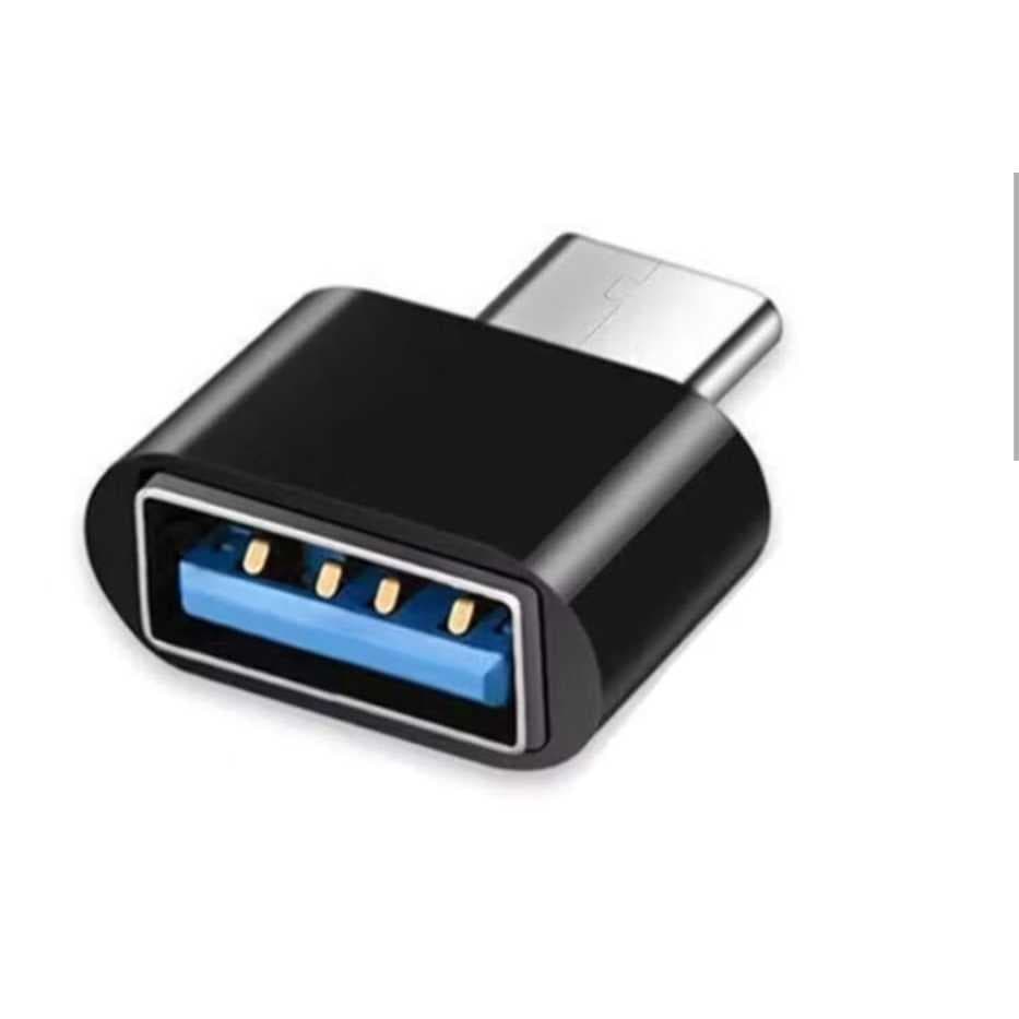 Adaptador Plug Otg Usb Tipo C Fêmea Para Macho Usb Notebook Celular Kit