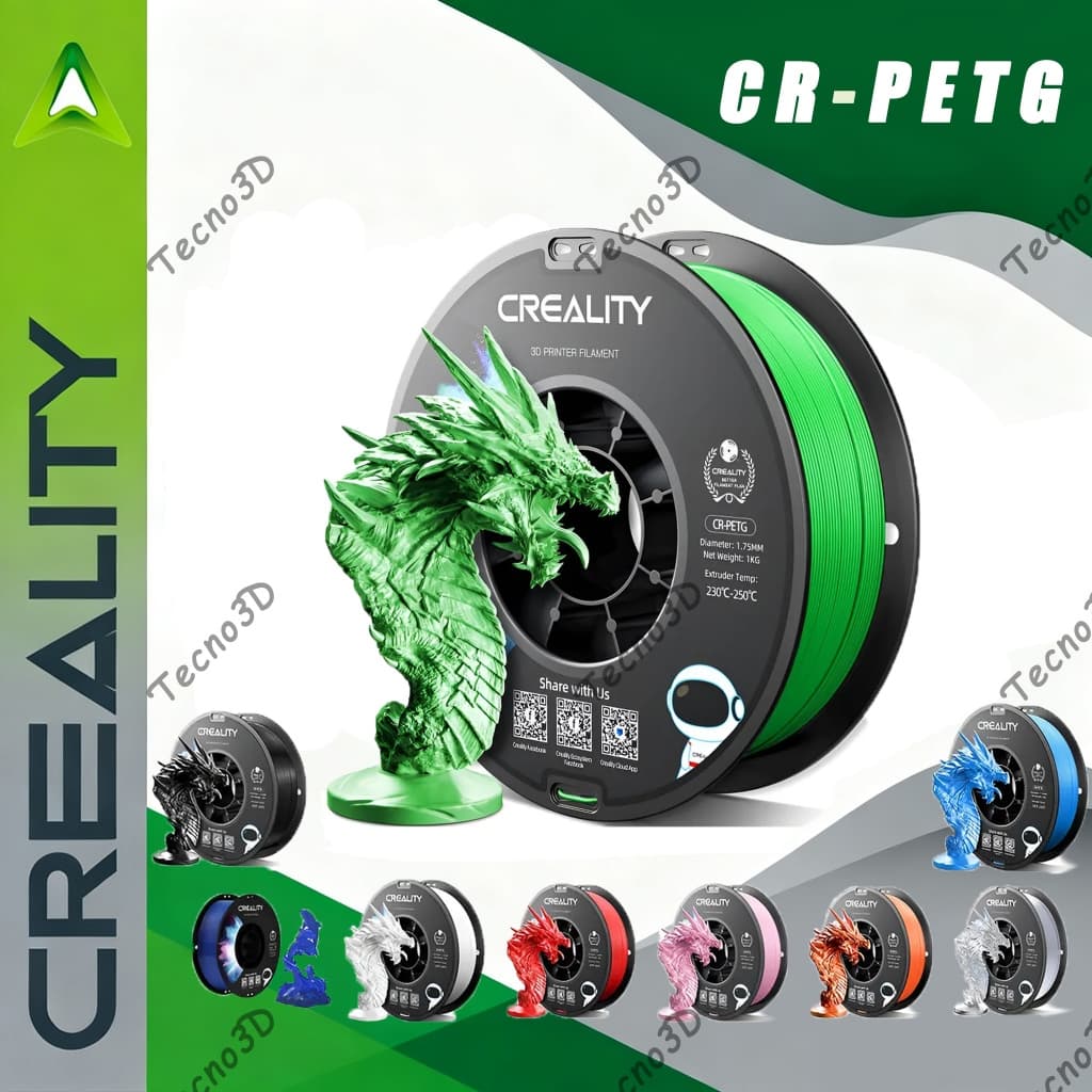 CREALITY | Filamento Impressora Creality CR-PETG Oficial Premium 3d-1kg 1.75mm