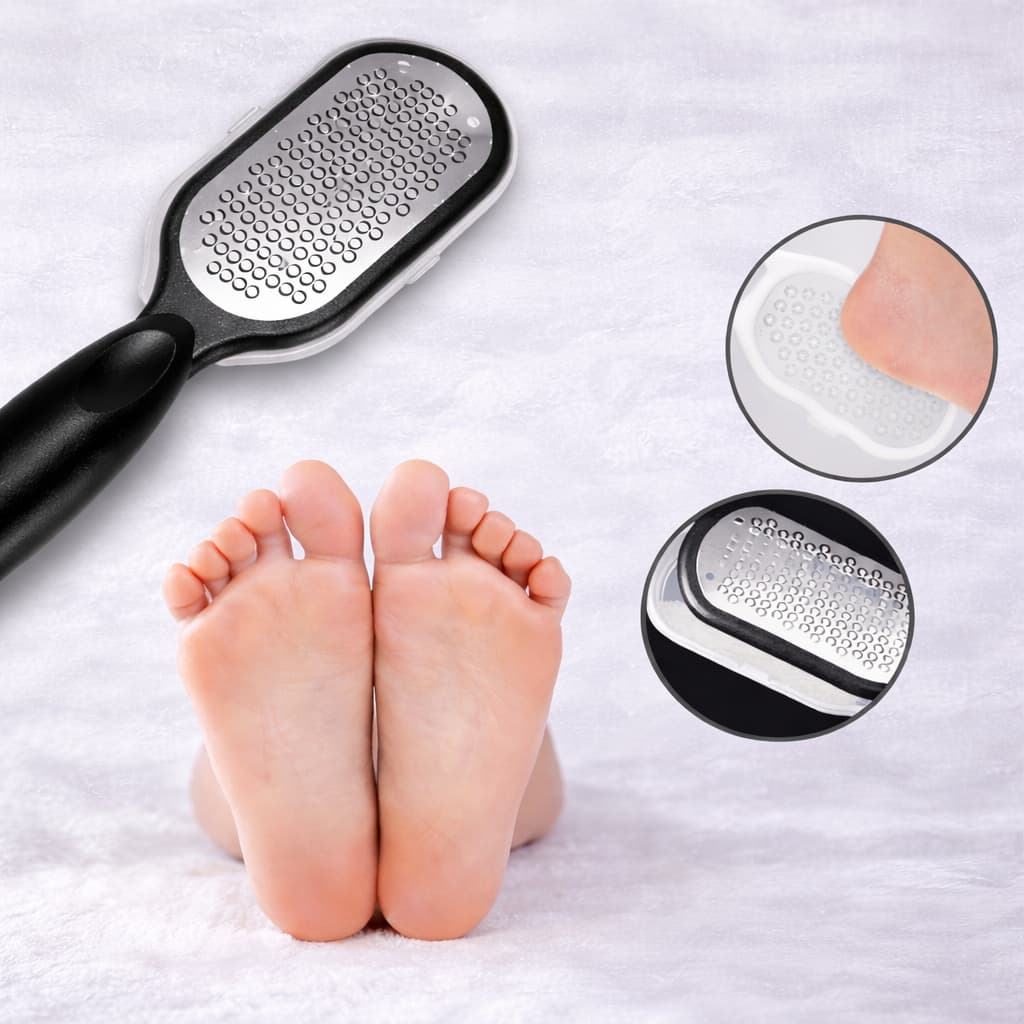 Removedor Profissional De Calos De Aço Inoxidável, Raspador / Lixa De Pés Ferramentas De Pedicure ZEM