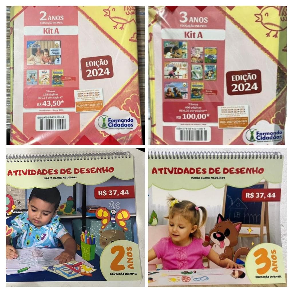 Formando Cidadãos - Educação Infantil (2 a 5 Anos) Kit A ou B 2026