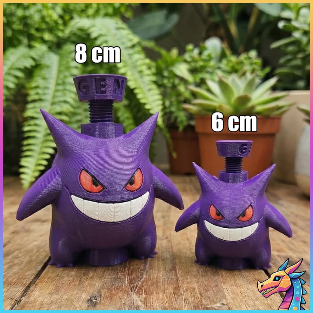 Suporte Ajustável para Placa de Vídeo GPU Pokémon Gengar