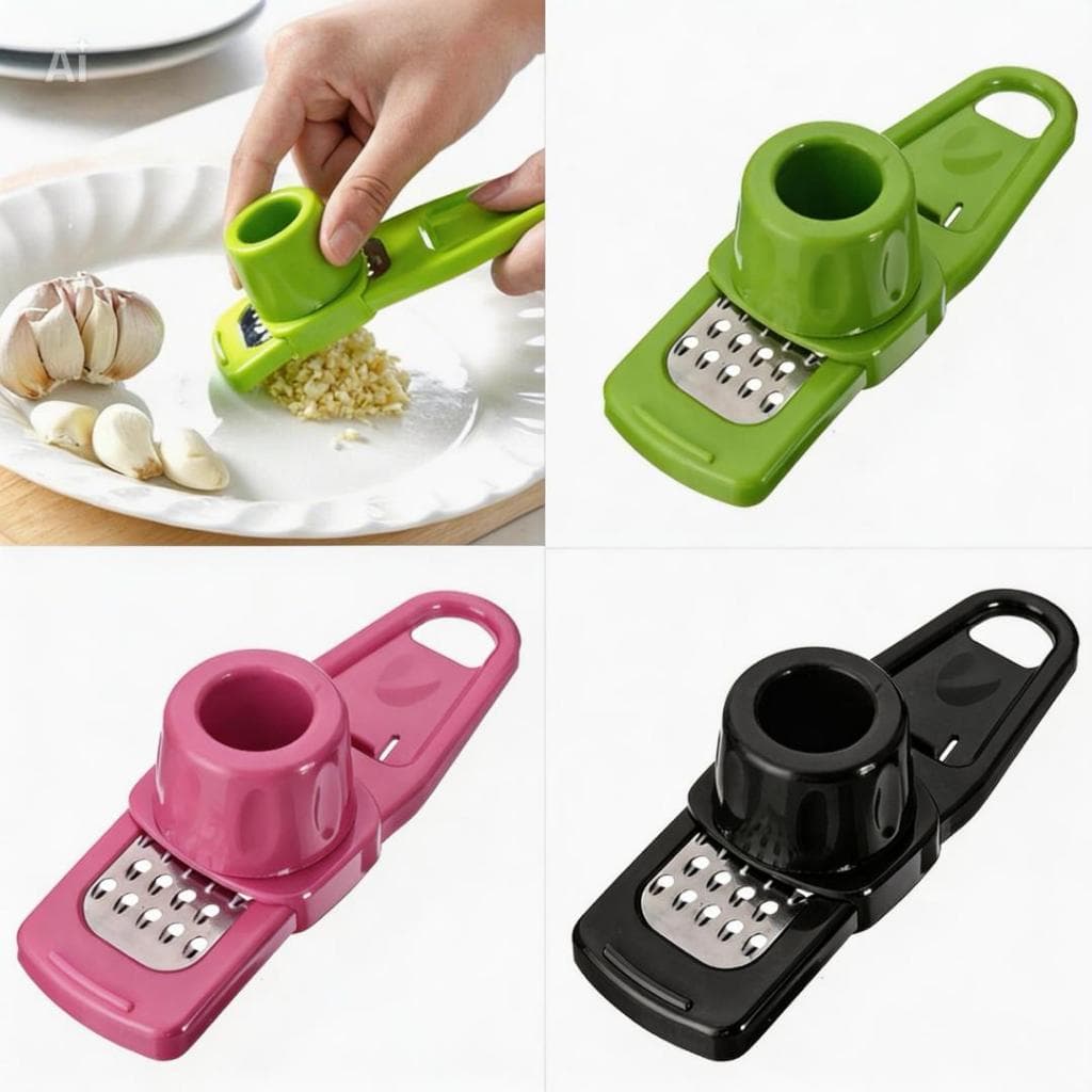 Ralador de Alho e Gengibre Fácil e Não Machuca as Mãos