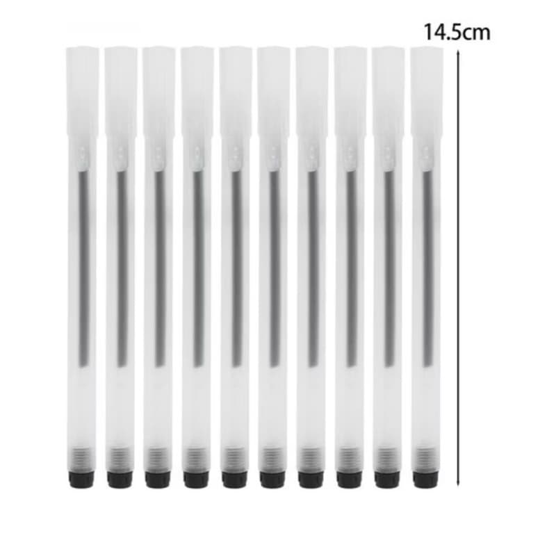 Kit 20 Canetas Preta em Gel 0,5mm Escrever Personalização Lembrancinha Escola Escritório