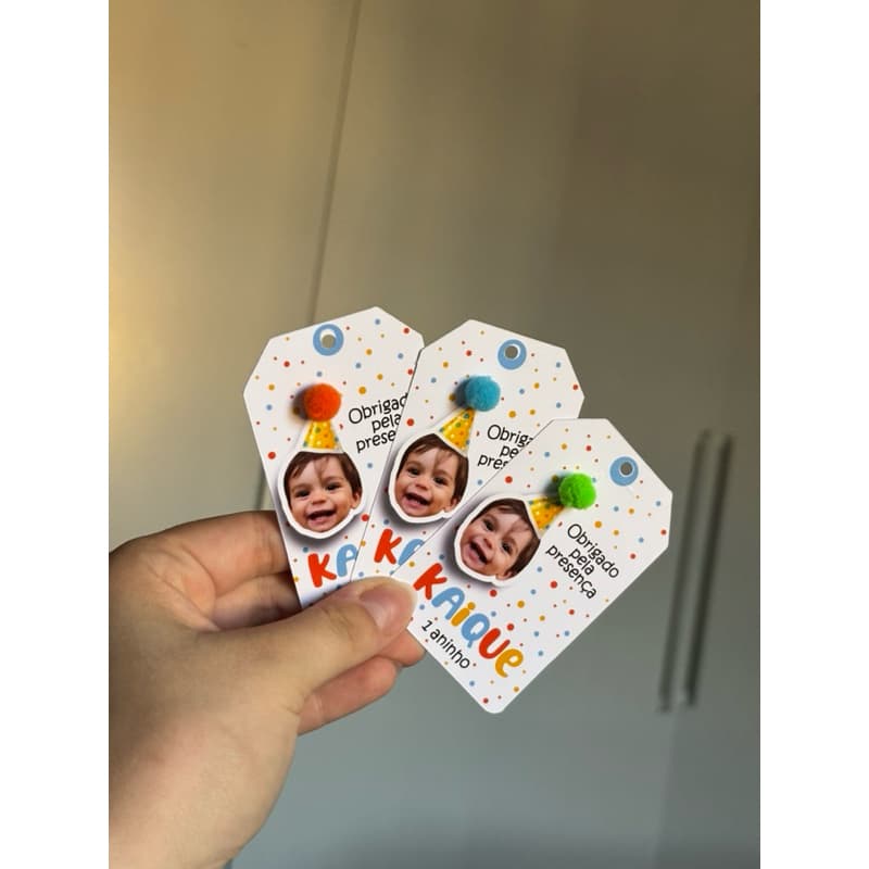 TAG CARTÃO PERSONALIZADO - ANIVERSÁRIO - ESCOLHA SEU TEMA