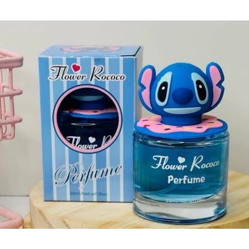 Perfume Infantil Flower Rococo Stitch, uma fragrância inspirada no personagem Stitch