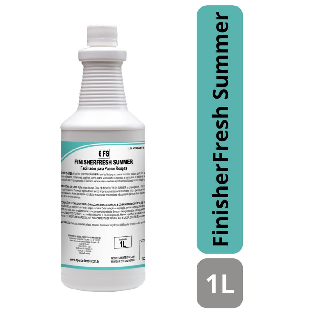 Cheiro de Rica 1 L Faz 10L Finisherfresh Summer Original Facilitador de Passar Roupa