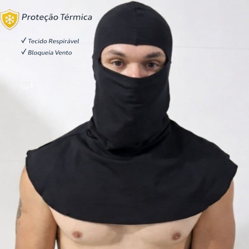 Balaclava Touca Pescador Térmica Acessório Motoboy Toca Contra Vento Entregador Cabeça Sol Soldador Rural ar livre