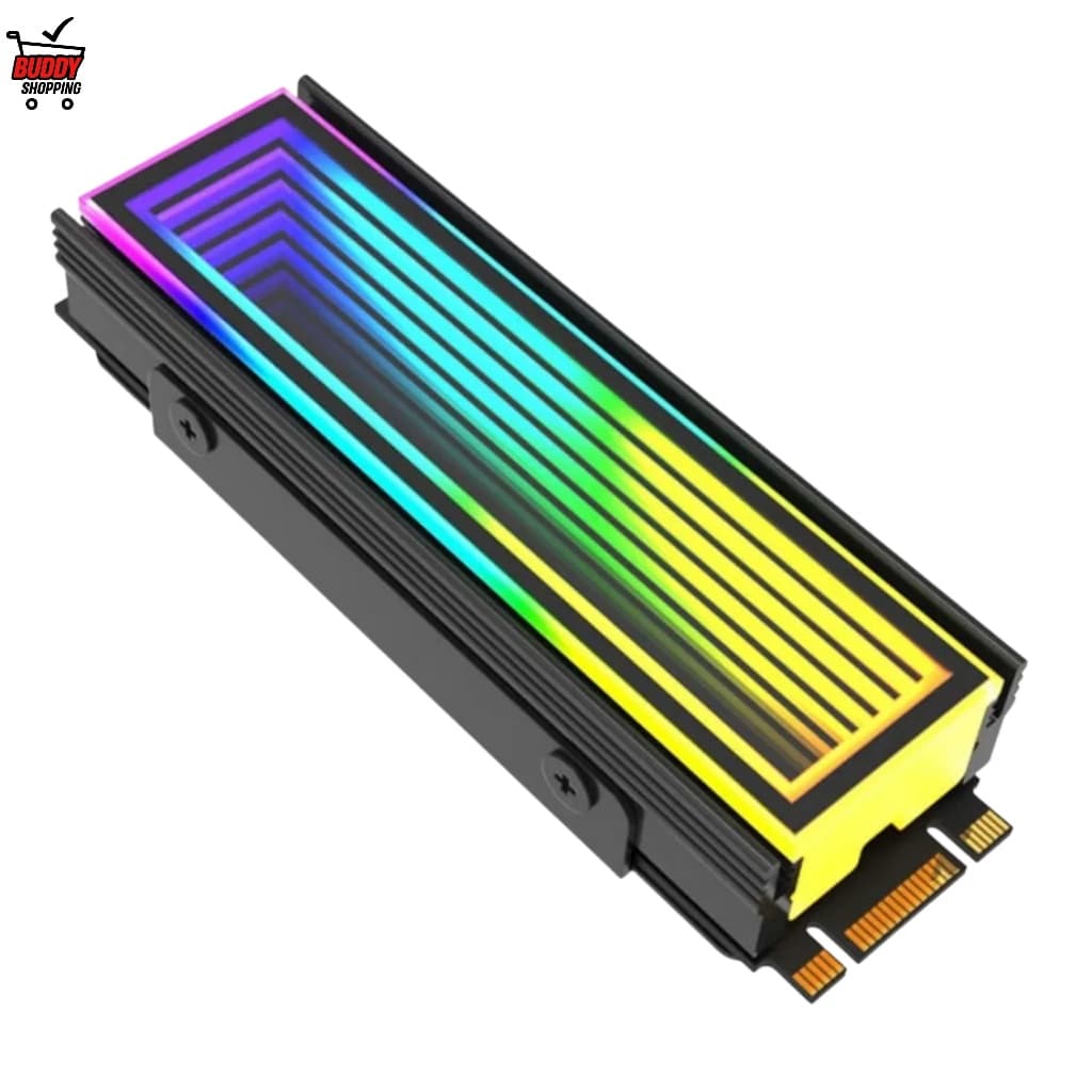 DISSIPADOR DE CALOR PARA NVME M.2 | Delta-CN510 RGB 10 LEDs 5V