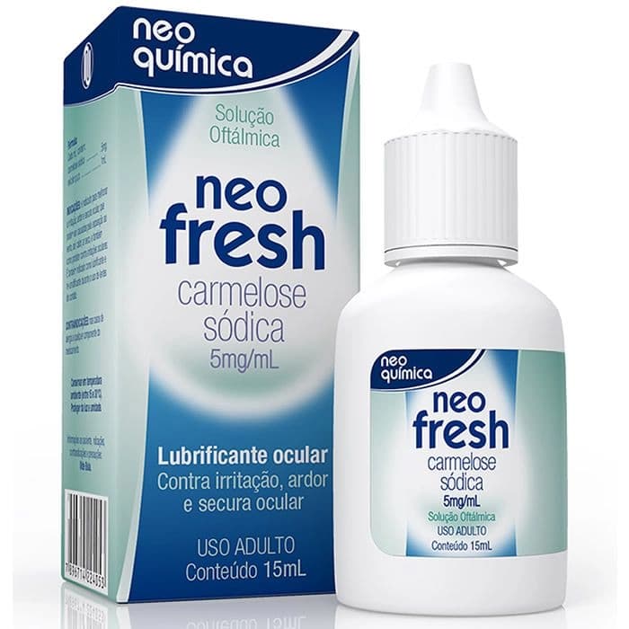 Neo Fresh 5mg/ml Solução Oftálmica 15ml - Neo Quimica (Carmelose Sódica)