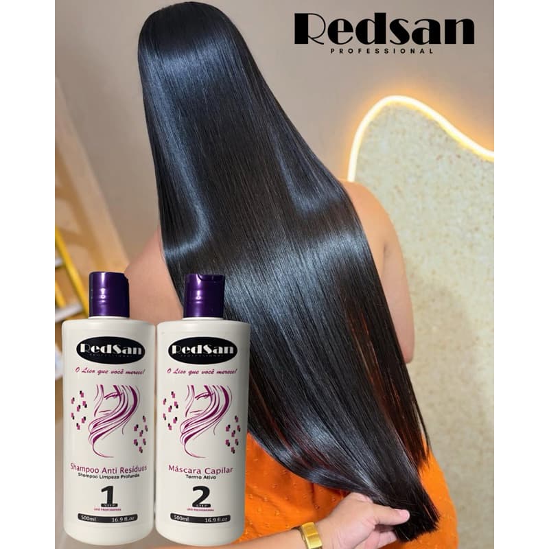 Kit Progressiva Definitiva 500ml - LISO PERFEITO - ENVIO IMEDIATO - RedSan Professional