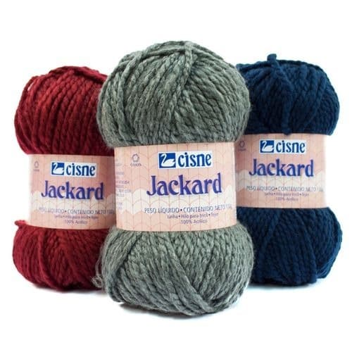 Lã Jackard Cisne/Coats 100g