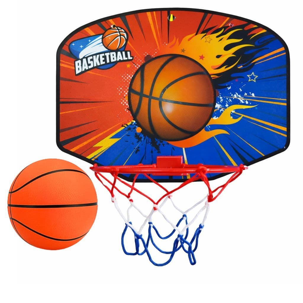 Kit Basquete Infantil Tabela Cesta Bola Para Pendurar Brinquedo Infantil