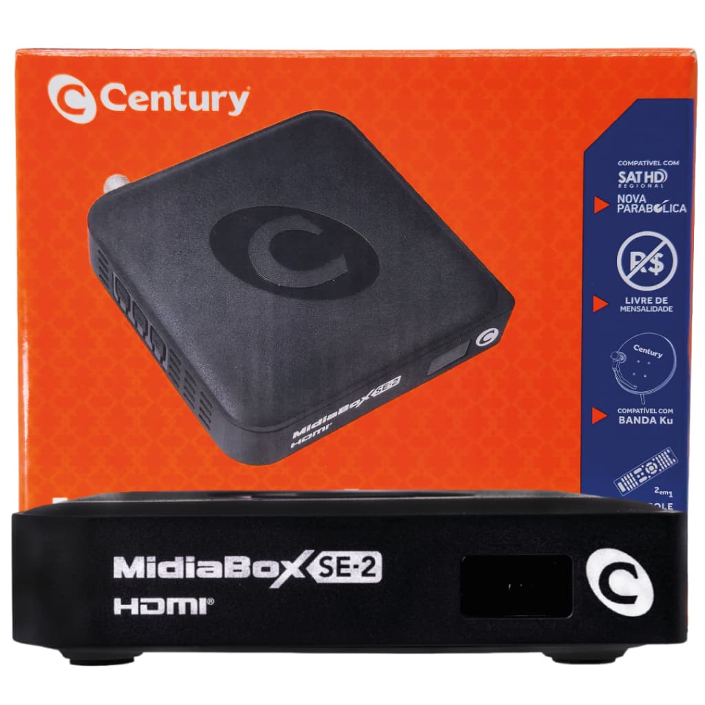 Receptor Conversor Midiabox SE 2 Digital Century Banda Ku