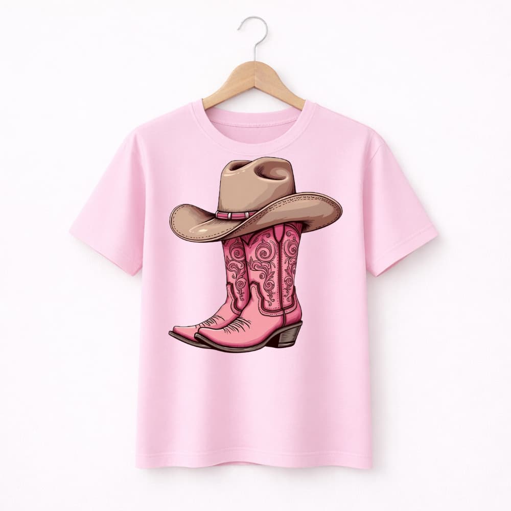 Camisa Infantil Menina Feminia Moda Country 100% Algodão Estampa Boiadeira