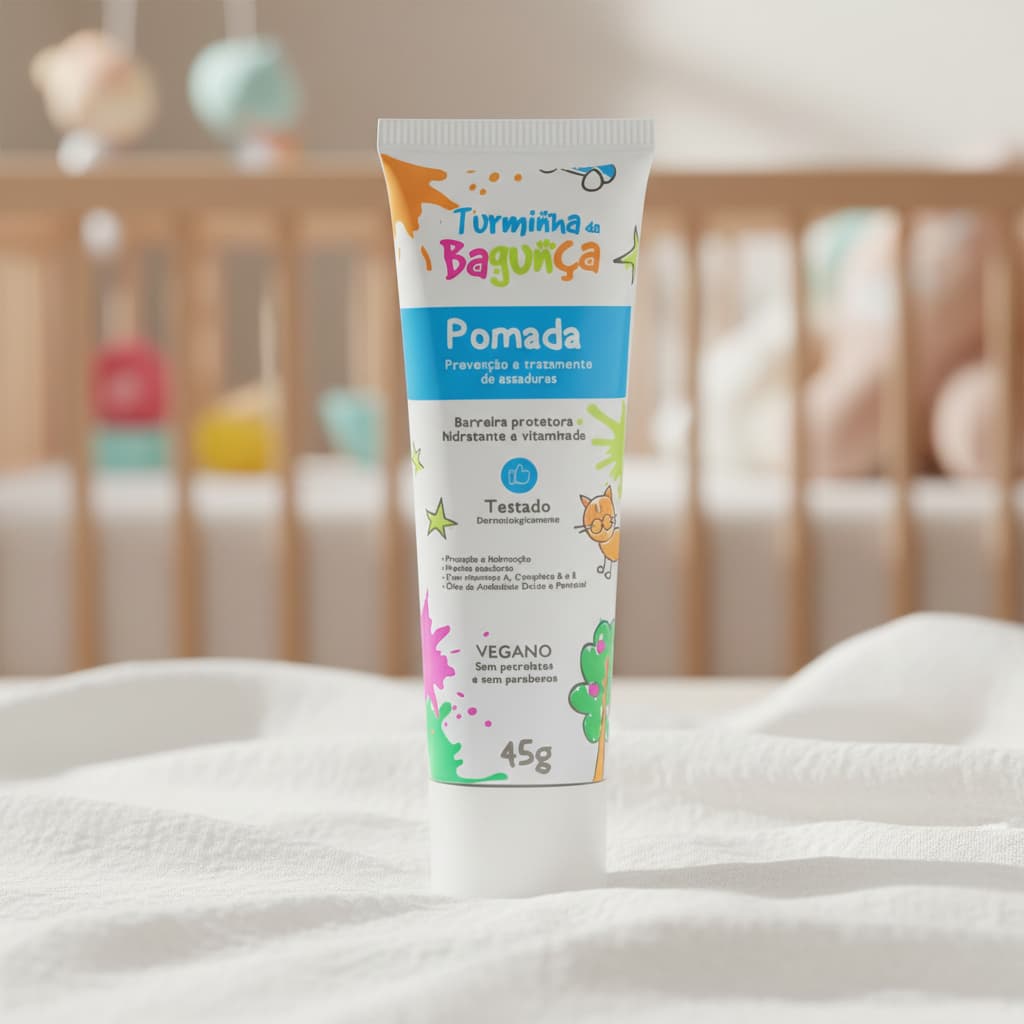 Kit 24 Pomadas Prevenção de Assaduras TURMINHA DA BAGUNÇA 45g