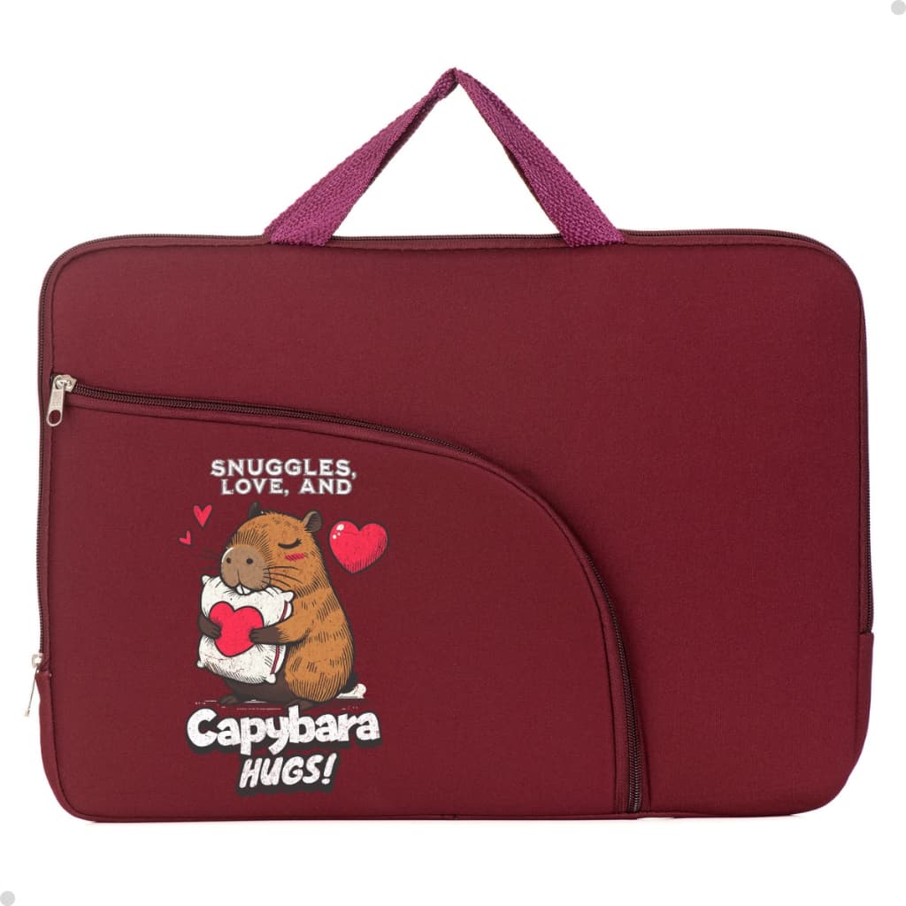 Bolsa Para Laptop Portátil Lançamento Estampa Capivara Com Alça De Mão