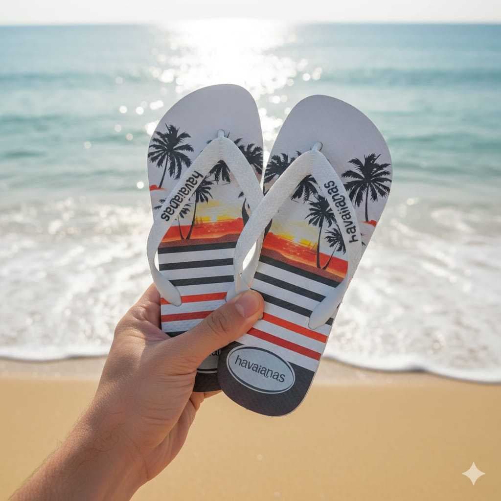 Chinelo Masculino Adulto Casual Super Leve Macio com Design de Palmeiras, Listras Perfeito para Uso Diário Envio Rapido!