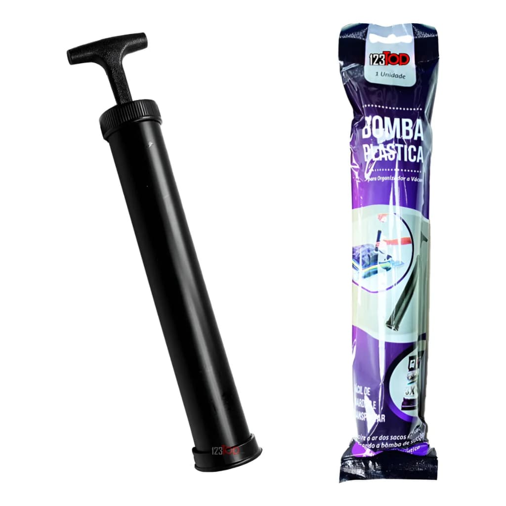 Bomba de ar manual para saco à vacuo organizador