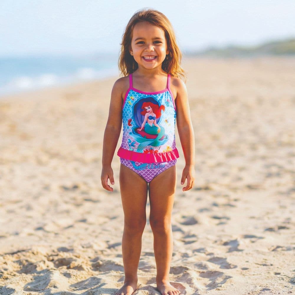 Maiô Natação Infantil Biquíni Sem Manga Proteção Solar Uv