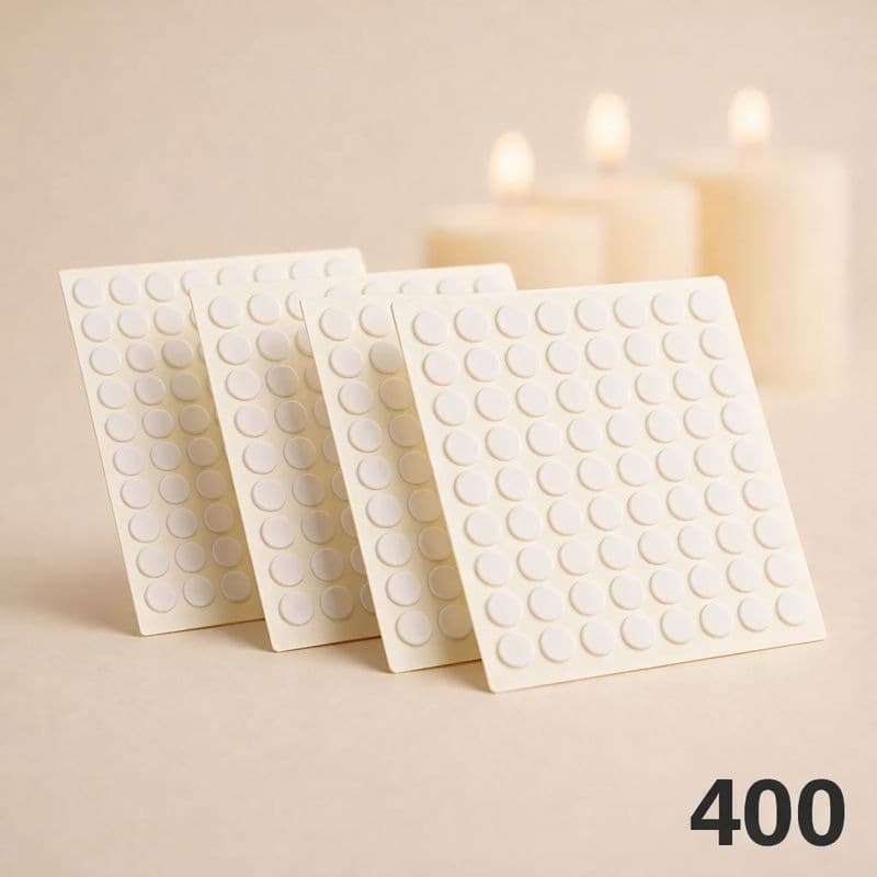 Adesivo Pavio Vela 100/200/300/400un Fixador Dupla Face Profissional