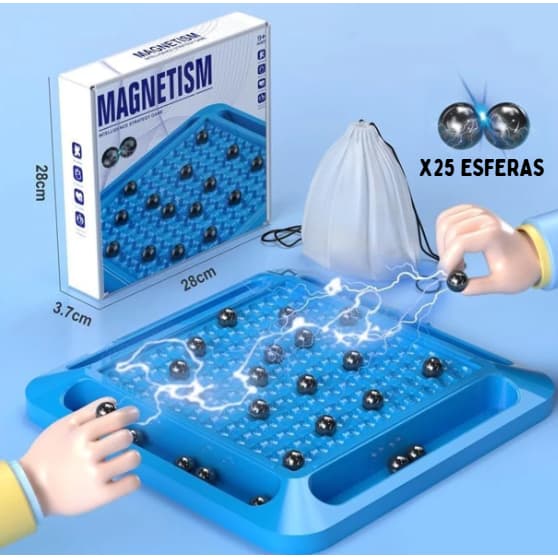 Jogo De Xadrez Magnético Tabuleiro Portátil Pedras Magnéticas Educativas Damas Presentes Crianças