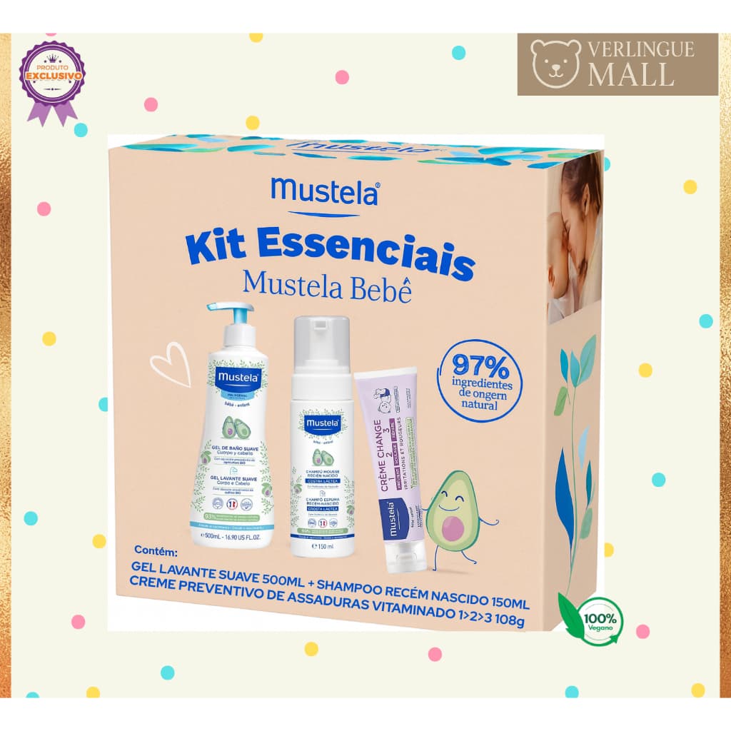 Mustela Kit Essenciais Bebê e Criança - Edição limitada