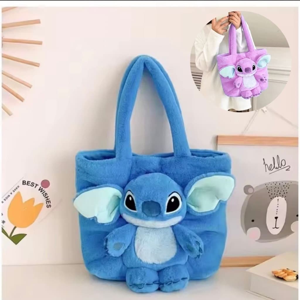 Lilo & Stitch Bolsa de Pelúcia  Infantil Adulto