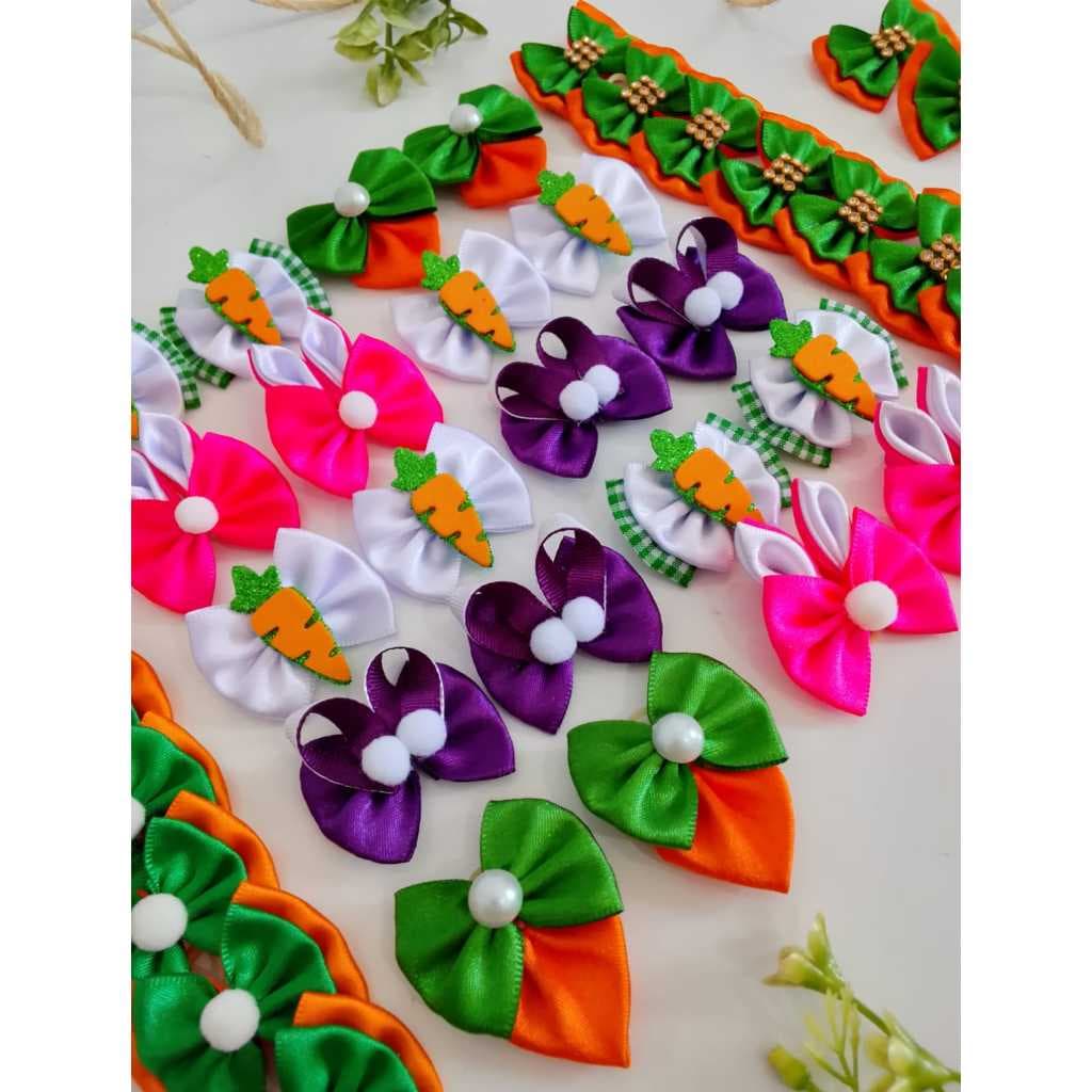 Laços SORTIDOS PÁSCOA Pet Luxo - TAM-P 10 UN