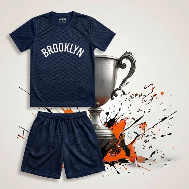 Conjunto Infantil Dri Fit Brooklyn Camisa e Short Conforto e Estilo
