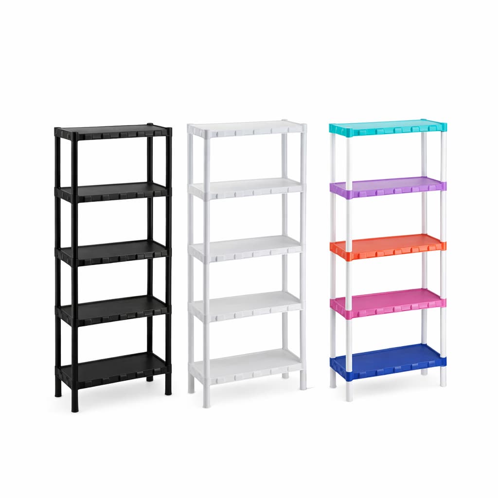 Estante Prateleira Organizadora de Plástico Modular Multiuso para Cozinha e Quarto Livro