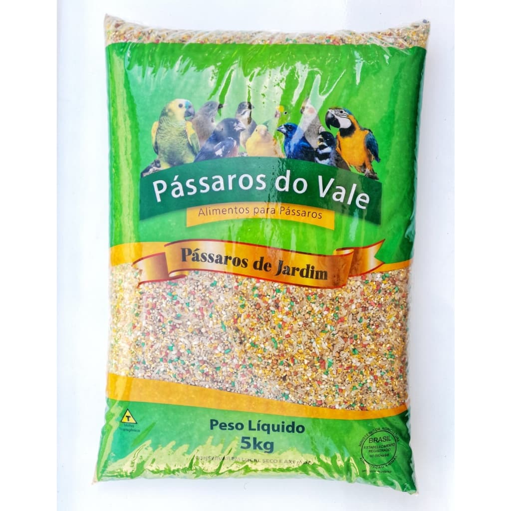 Mistura Ração Para Passarinhos De Rua Pássaros do Vale 5kg Bom Preço E Qualidade ENVIO IMEDIATO