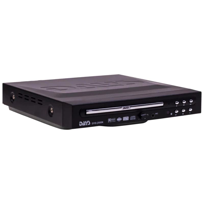 DVD Player Days DYD-2500LK Bivolt com Entrada para Microfone e Karaokê