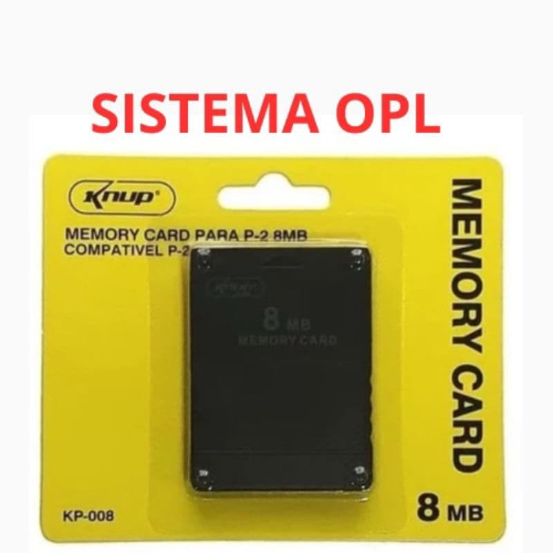 Memory card 8mb Com sistema OPL VERSAO ATUALIZDA V1.2.0