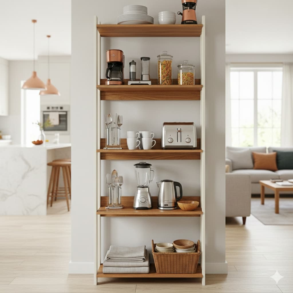 EXCLUSIVO Estante Livreiro Estilo Industrial MDP Escritorio Prateleira Sapateira Sala Cozinha Decoração Off White/Nature