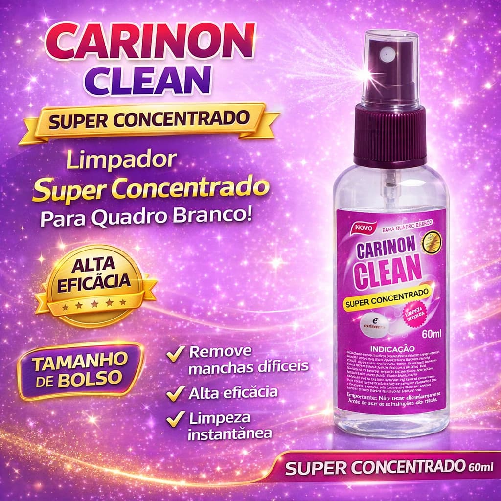 Limpador Especial para limpeza de Quadro Branco Escolar 60 ml Exclusivo