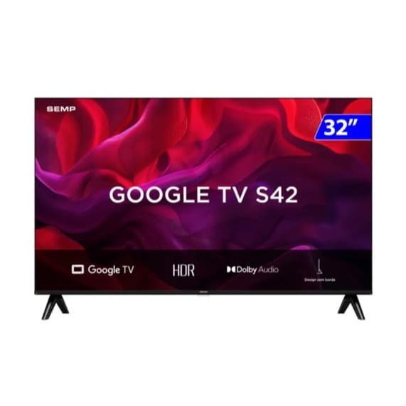 Smart Tv Semp 32 Led Hd S42 Wifi Bluetooth Google Tv 32s42