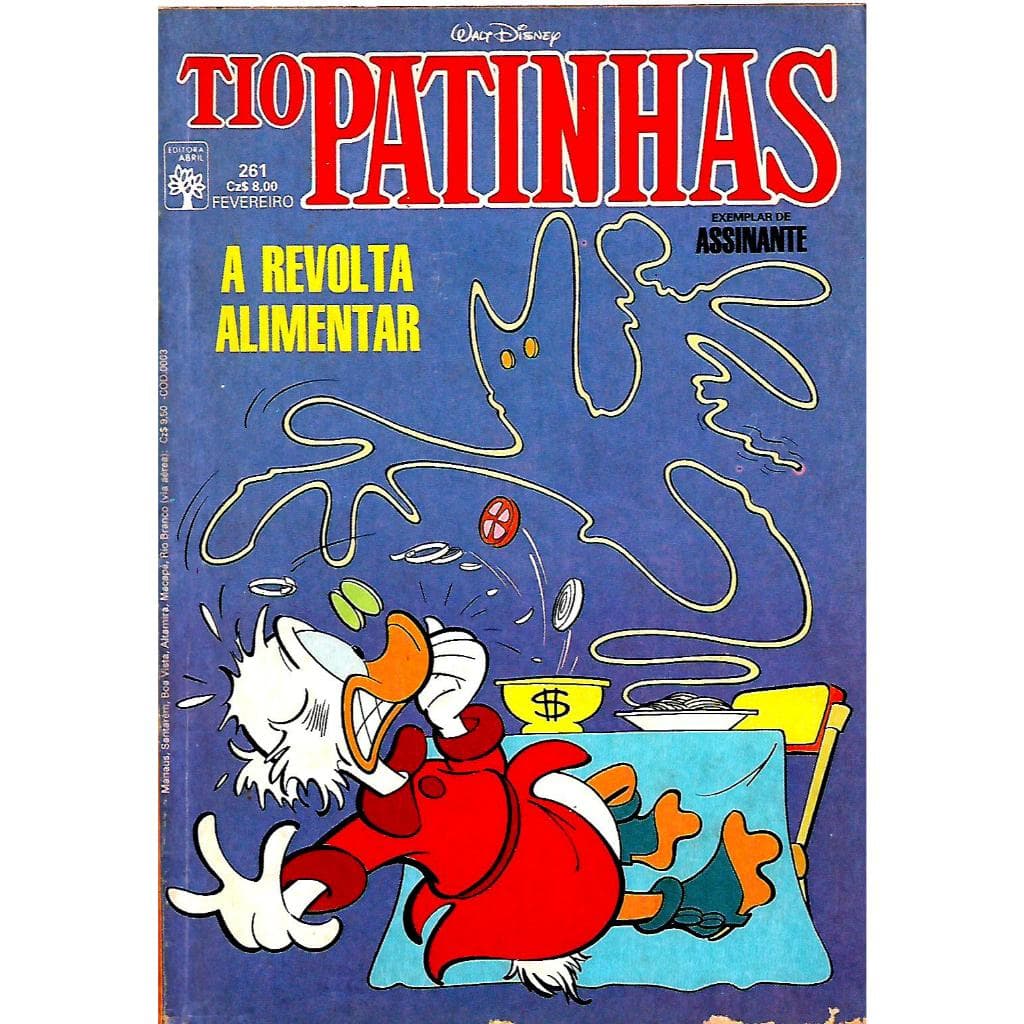 Tio Patinhas /Abril n° 261 16 de fevereiro de 1987