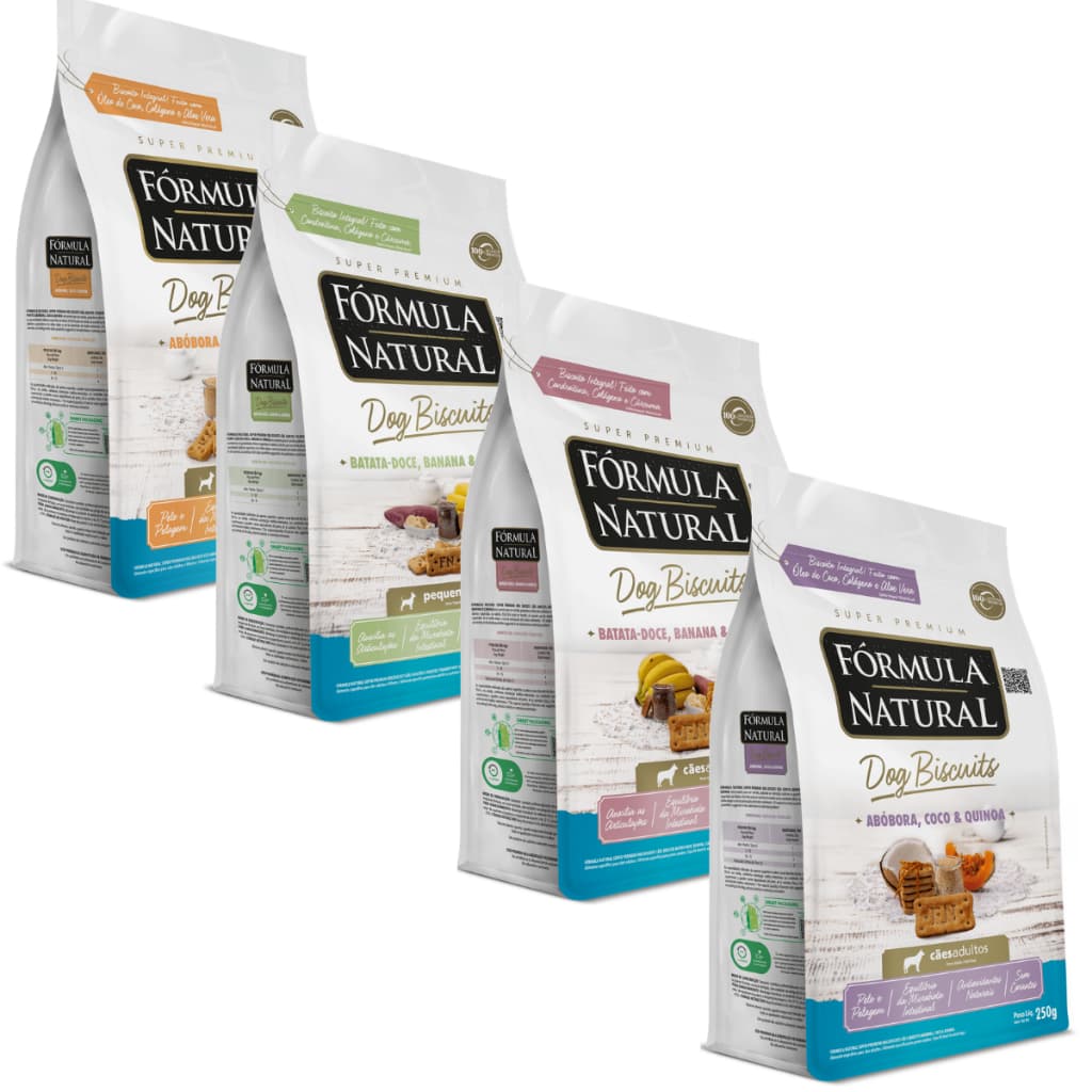 Formula Natural Dog Biscuits Para Cães Adultos 250g