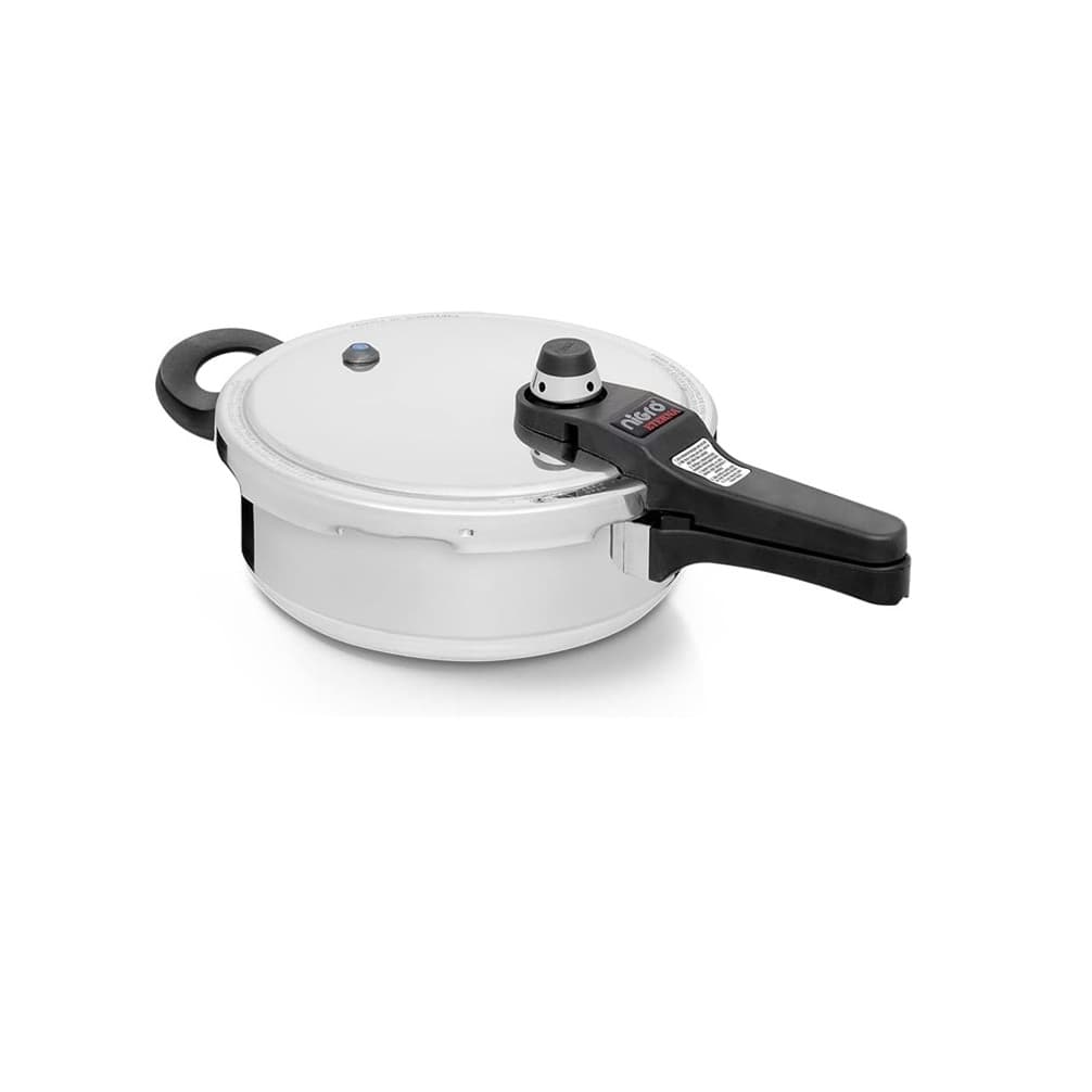 Panela De Pressão Nigro Eterna Original 3L Polida Fechamento Externo 6 Travas de Segurança