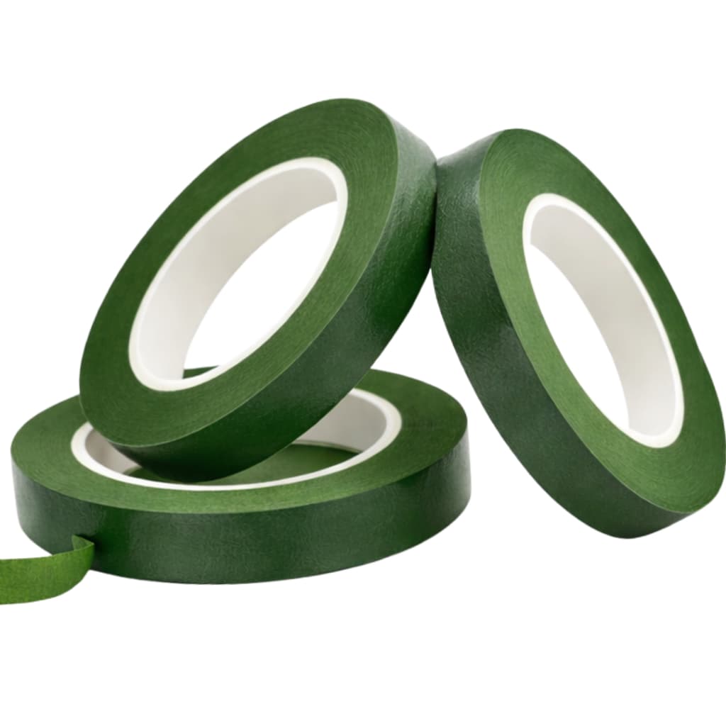 3 Fita Floral Verde Autoadesiva Para Artesanato Arvores Galhos Decorações