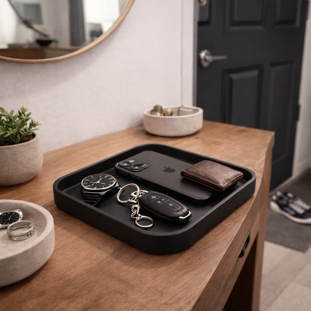 Porta Objetos, Bandeja Organizadora de porta treco, Chaves e Carteira Moderna