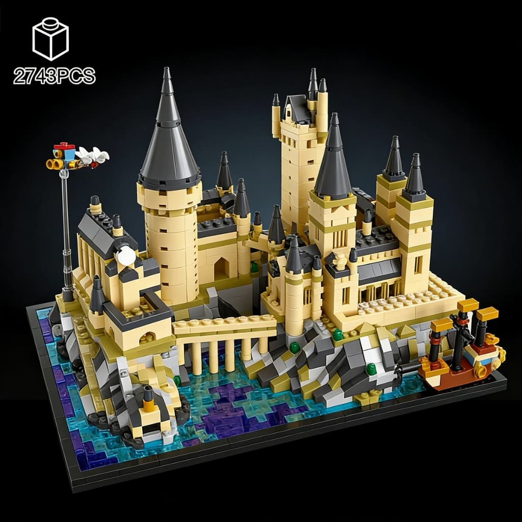 2743pcs Harry Potter Hogwarts Castelo Building Blocks Educacional De Brinquedos Para Crianças