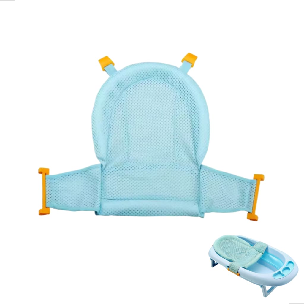 Rede De Proteção Para Banheira Banho Bebê Segurança Infantil Azul