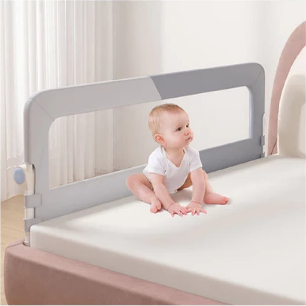 1,2/1,5 m Grades de proteção para berço de crianças/idosos/bebês, Modelo U Seguro, cercas de cabeceira universais