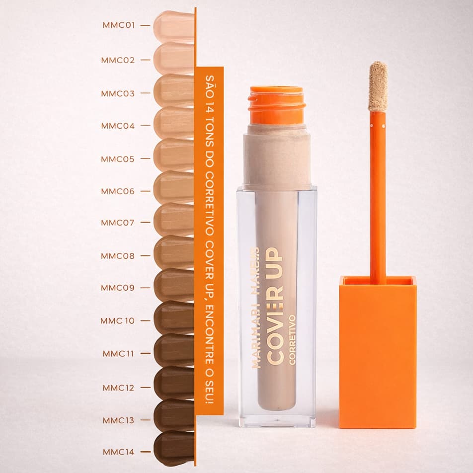 Corretivo Líquido Alta Cobertura Cover Up 5,2ml - MARI MARIA